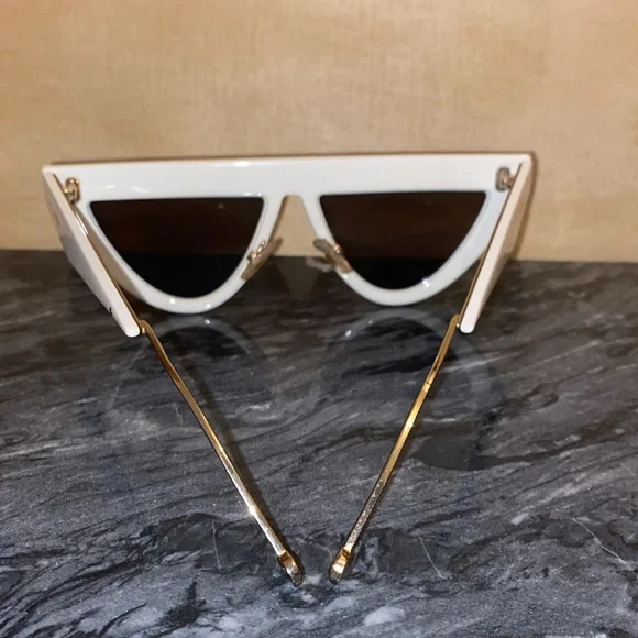 FENDI DeFender White Sunglasses - Picture 4 of 8